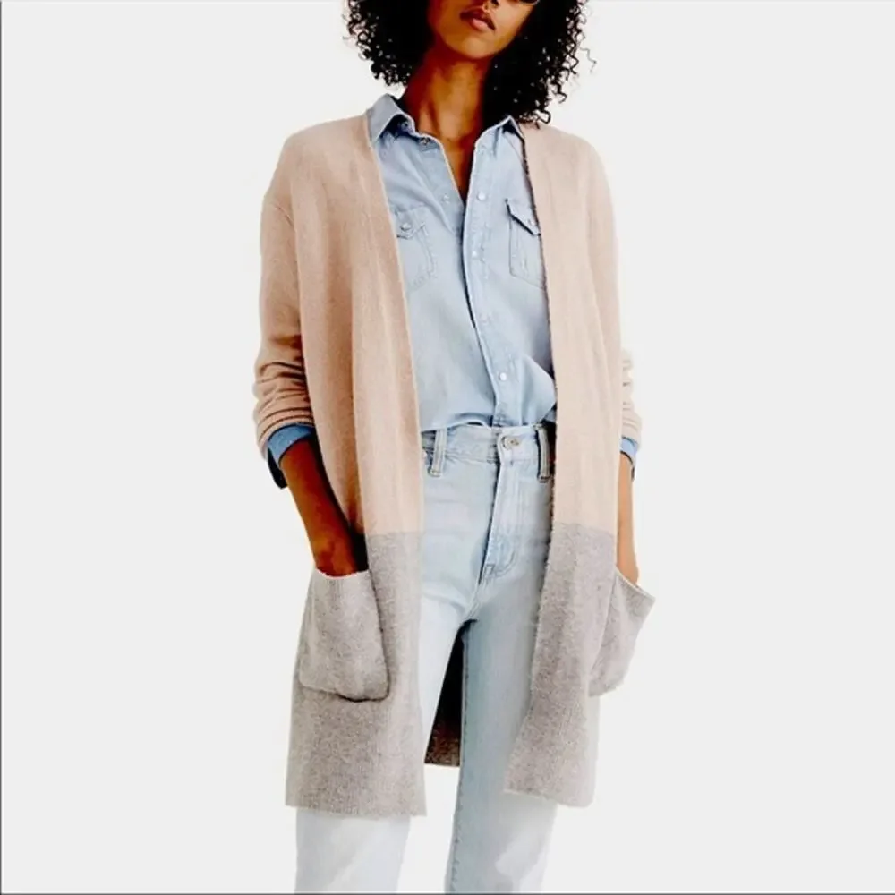 Madewell Women's Longline Cardigan Sweater‎ Size XS Oversized Coziest Yarn Kent
